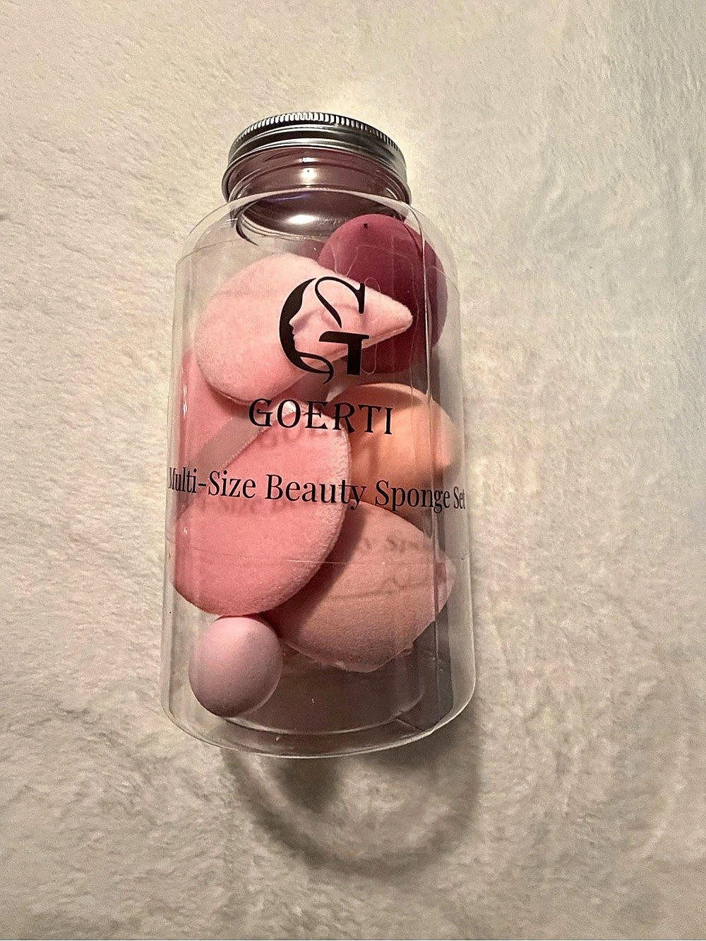 Goerti Multi-Size Beauty Sponges Pink NWT